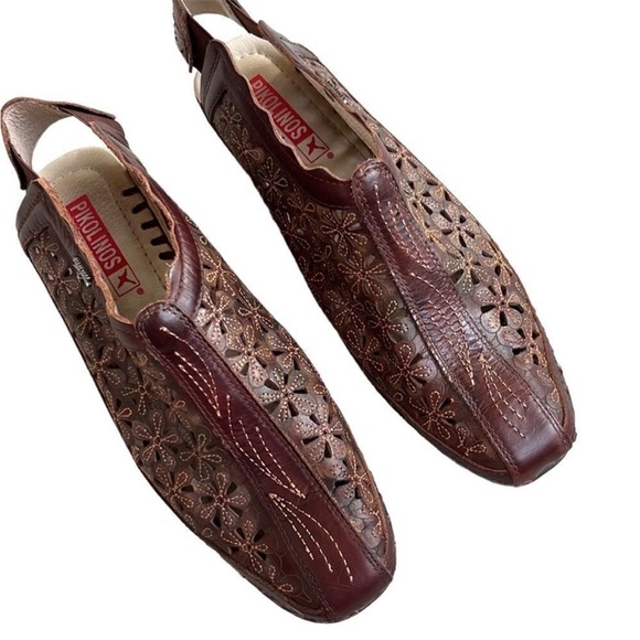 PIKOLINOS Leather Sling Back Low Heels Women’s Size 5.5-6 EUC - Picture 2 of 7